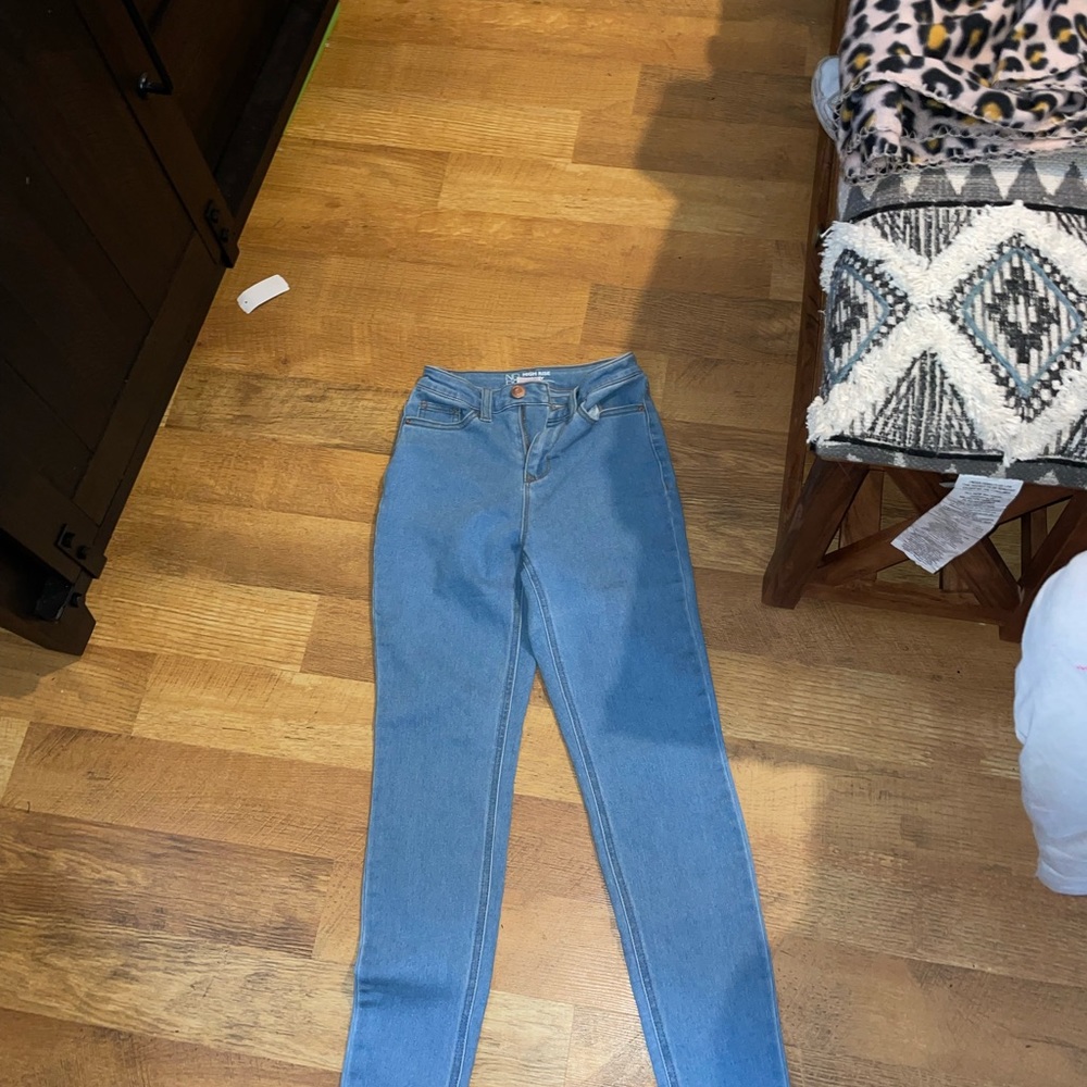 Light blue night rise skinny jean Size 1